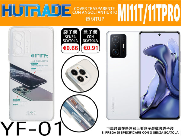 COVER TRASPARENTE MI 11T/11T PRO – YF01 011514