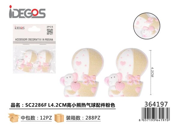 Decorazione Mongolfiera SC2286, 4,2 cm