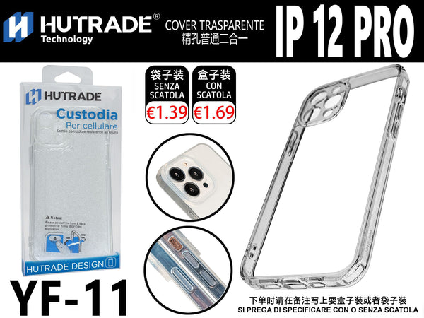 COVER TRASPARENTE TPU IP12 PRO – YF11 666002