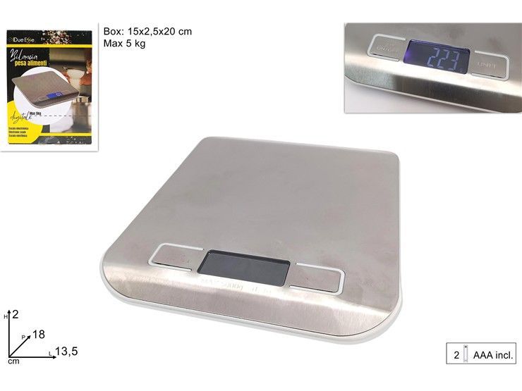 Bilancia digitale cucina 5 kgss1418