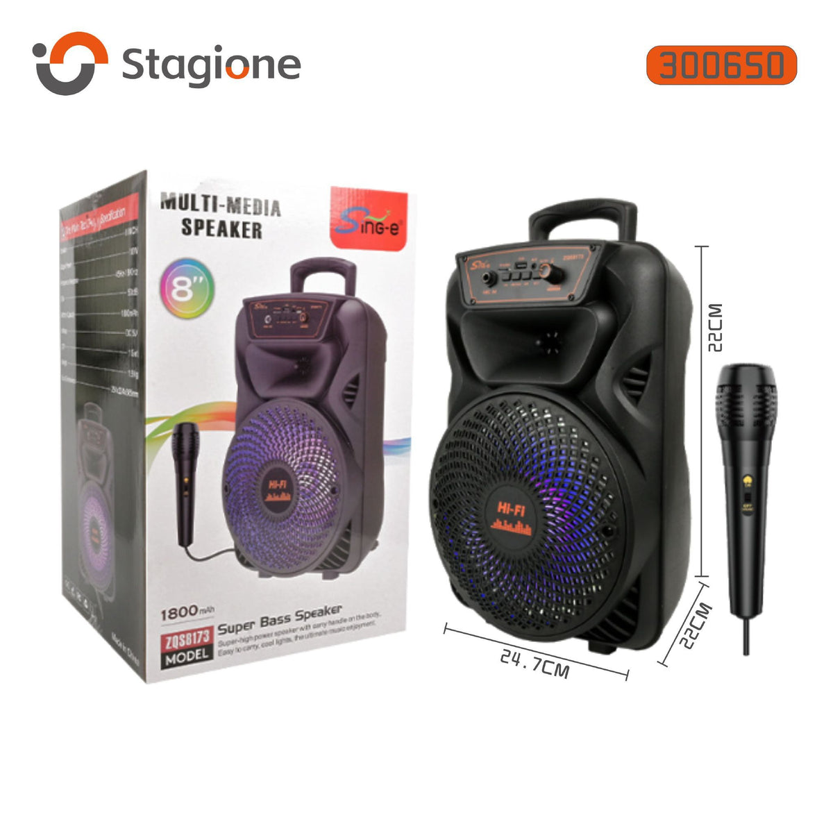 Speaker con microfono ZQS8173
