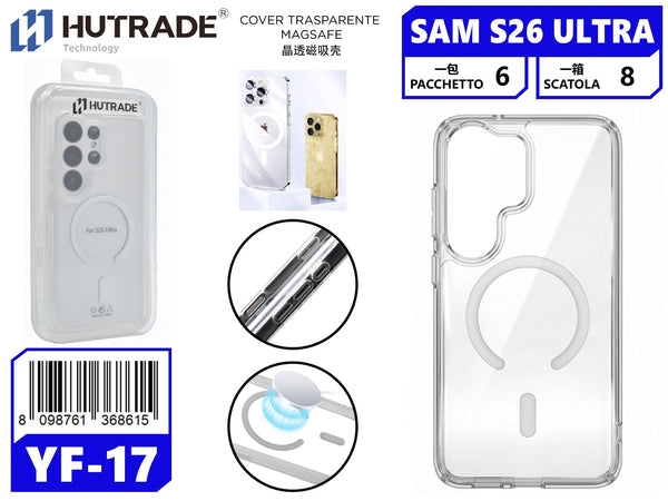 YF-17 COVER TRASPARENTE MAGSAFE SAM S26 ULTRA