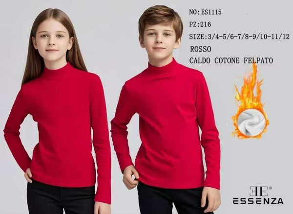Maglia termica bambino rossa ES1115