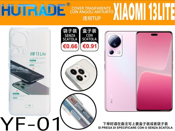 COVER TRASPARENTE MI 13 LITE 5G – YF01 011793