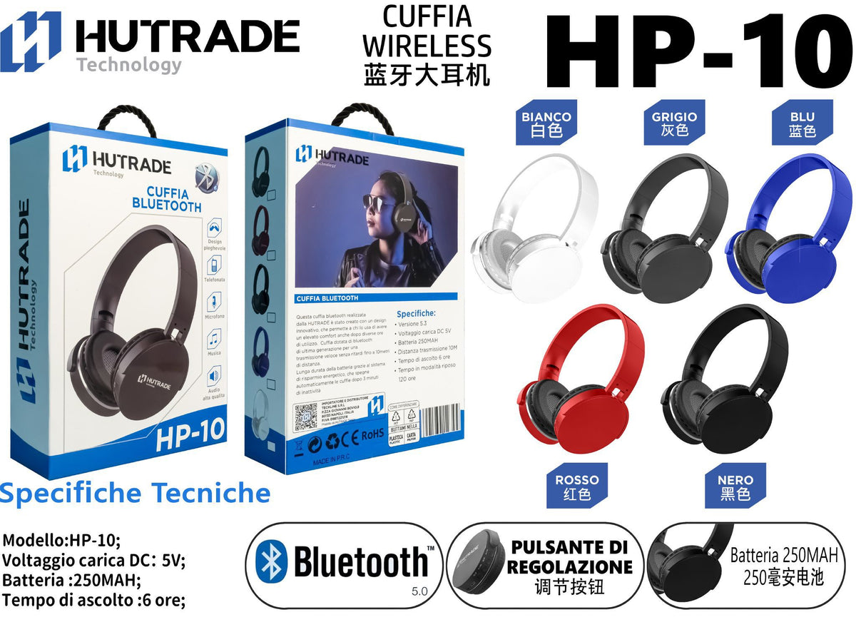 HP-10 CUFFIE BLUETOOTH