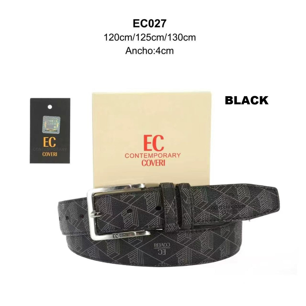 Cintura EC Contemporary Coveri EC027 nera