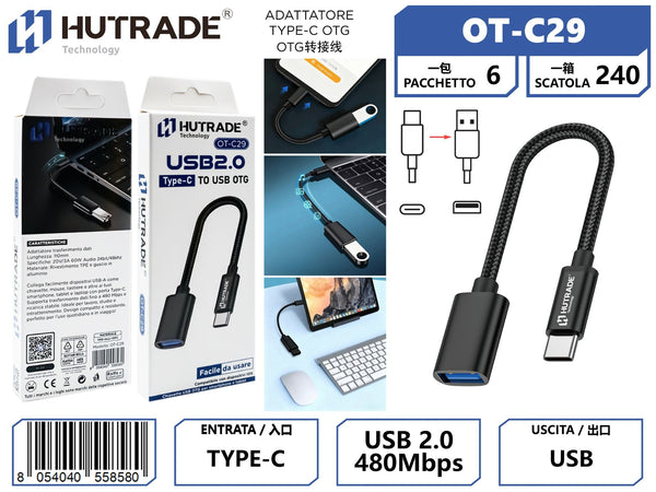 Adattatore USB-C OTG OT-C29