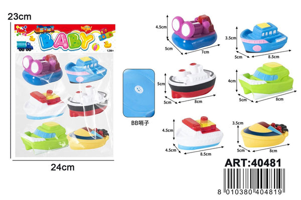 Set 6 barchette sonore Apel Baby AP40481