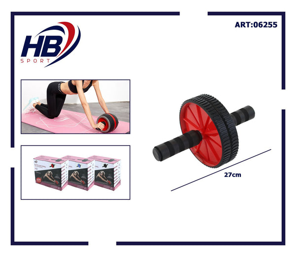 Ruota ab wheel per addominali-rosso