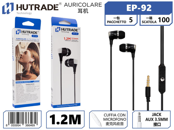 Auricolari con filo EP-92