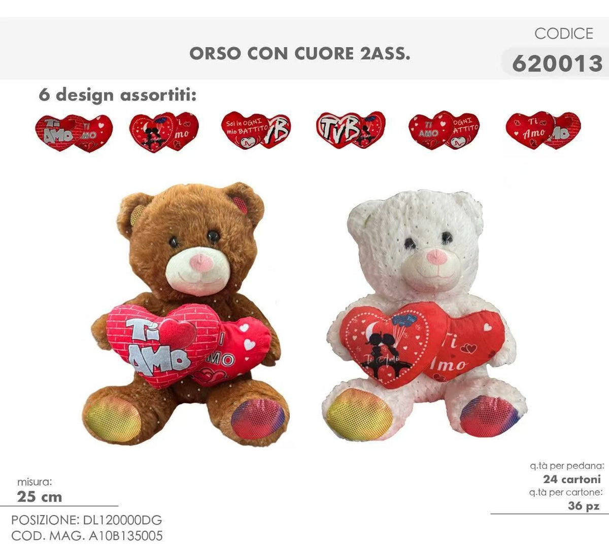 Peluche · Art. 620013