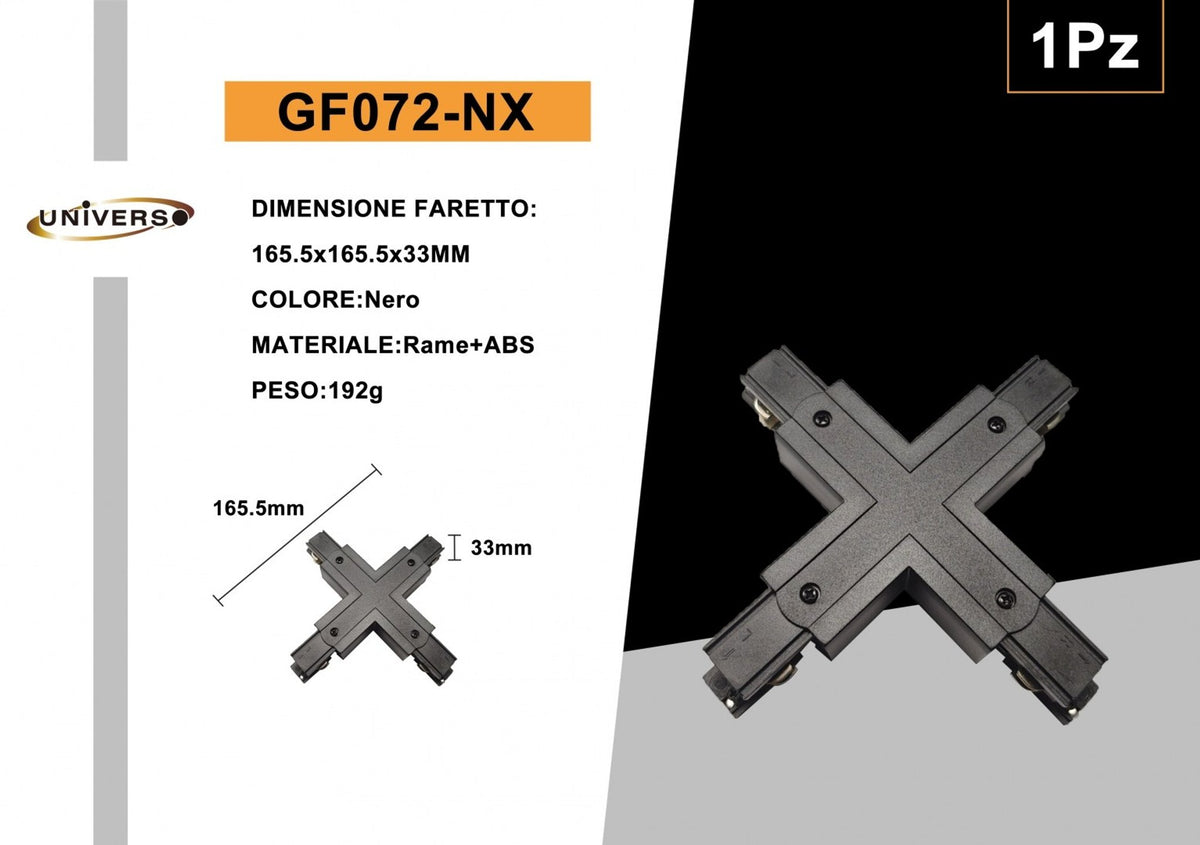 Connettore Nero Universo – GF072-NX