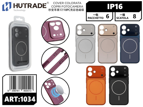 COVER COLORATO CAMBIO IN IPHONE 17/18 CON MAGSAFE IP16