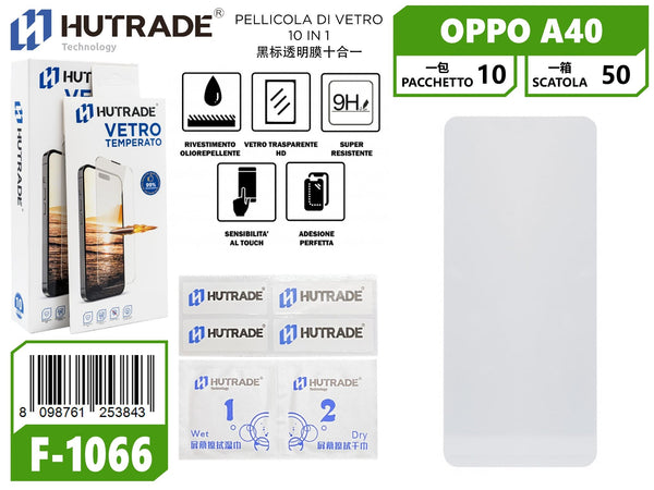 PELLICOLA DI VETRO OPPO A40 10 IN 1