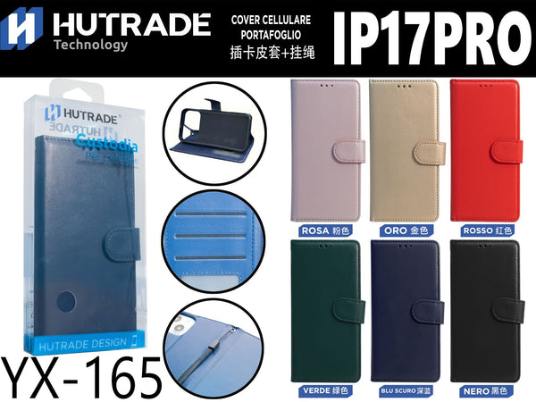 COVER A LIBRO PORTADOCUMENTI CON LACCIO IP17PRO/IP18PRO – YX165 005117