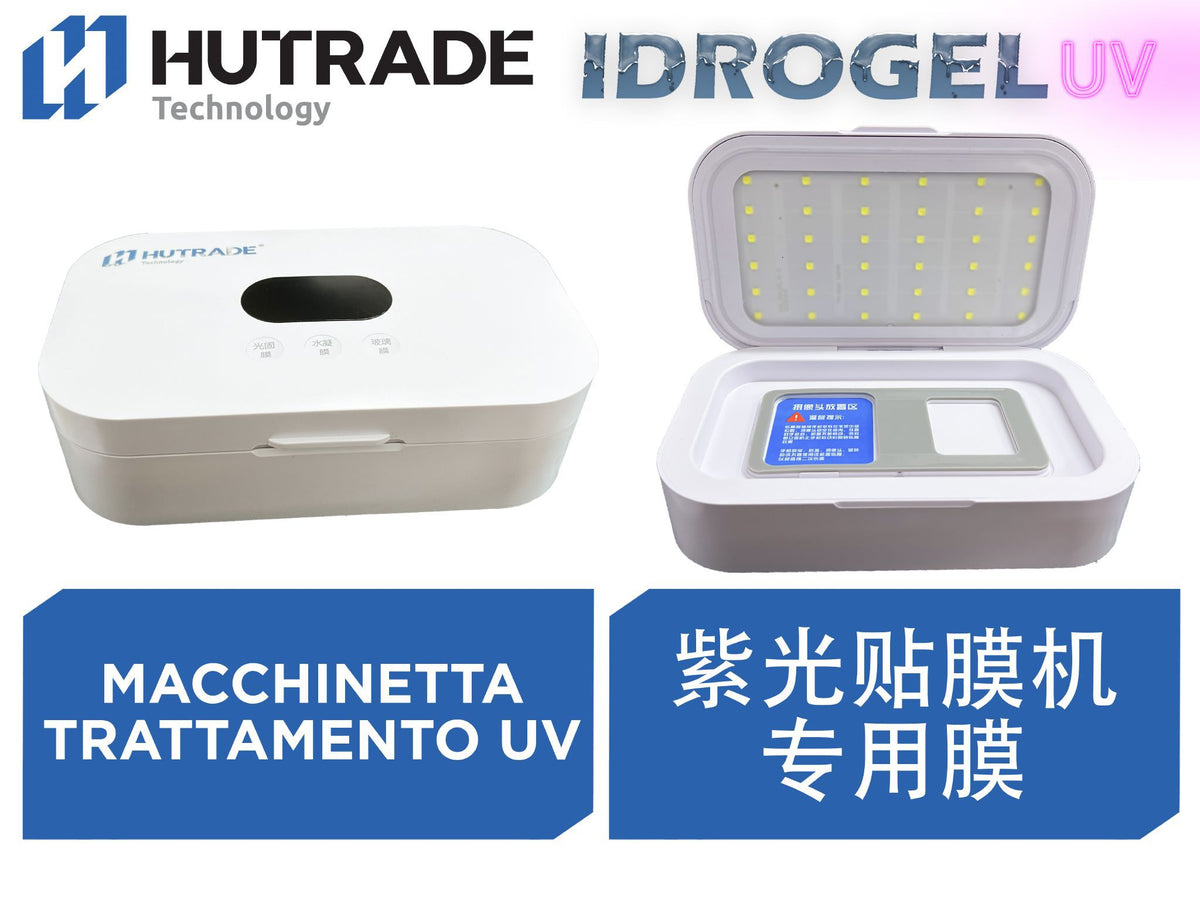Macchina per applicazione pellicole a vuoto e UV