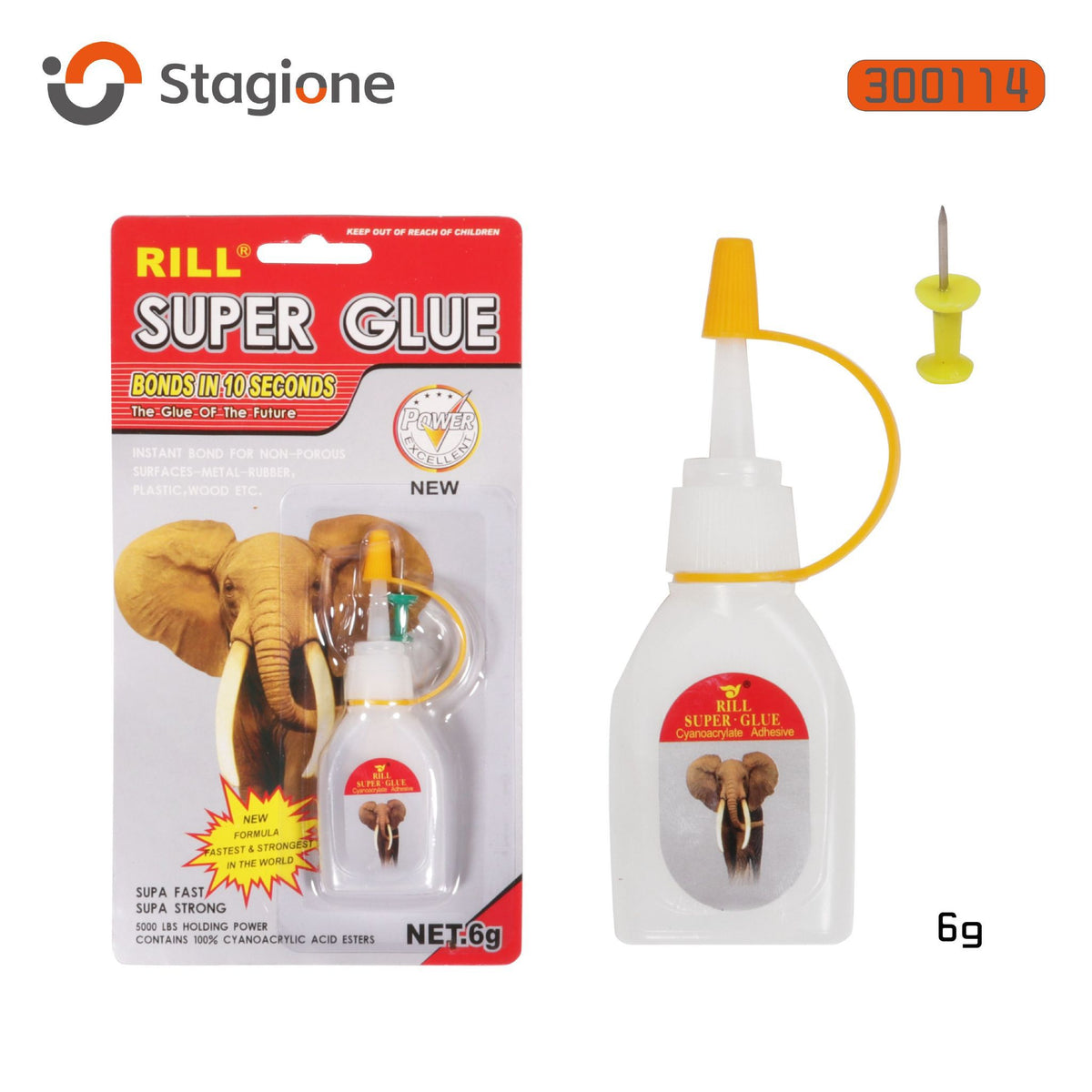 Supercolla RILL da 6 g con beccuccio fine