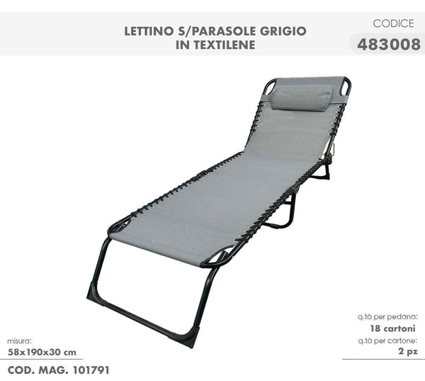 Lettino da giardino – 025105