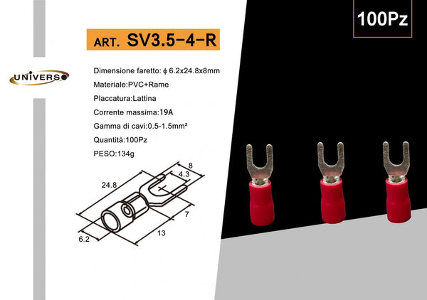 Terminali e capicorda – SV3.5-4-R