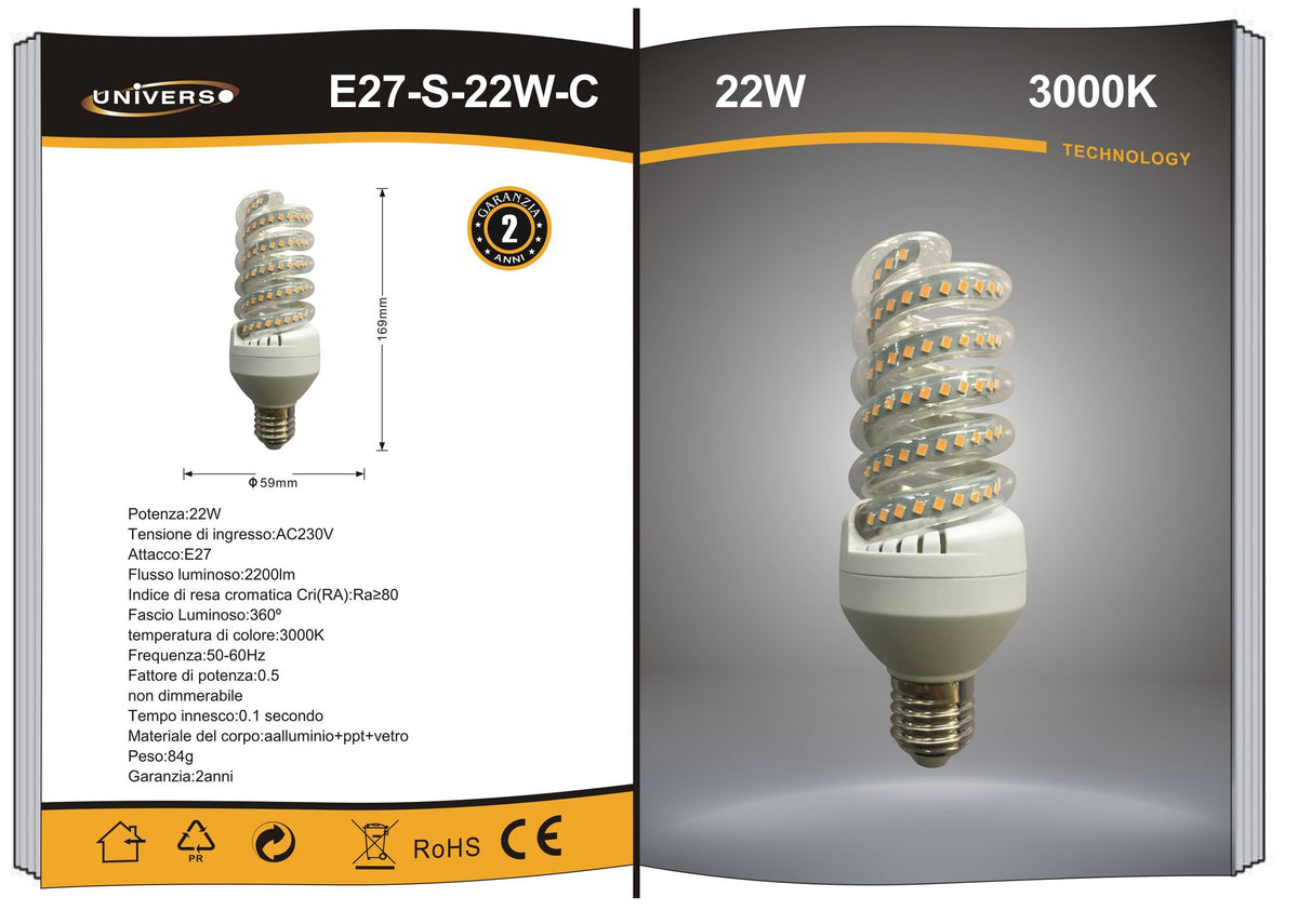 Lampadina LED Universo – S-22WC