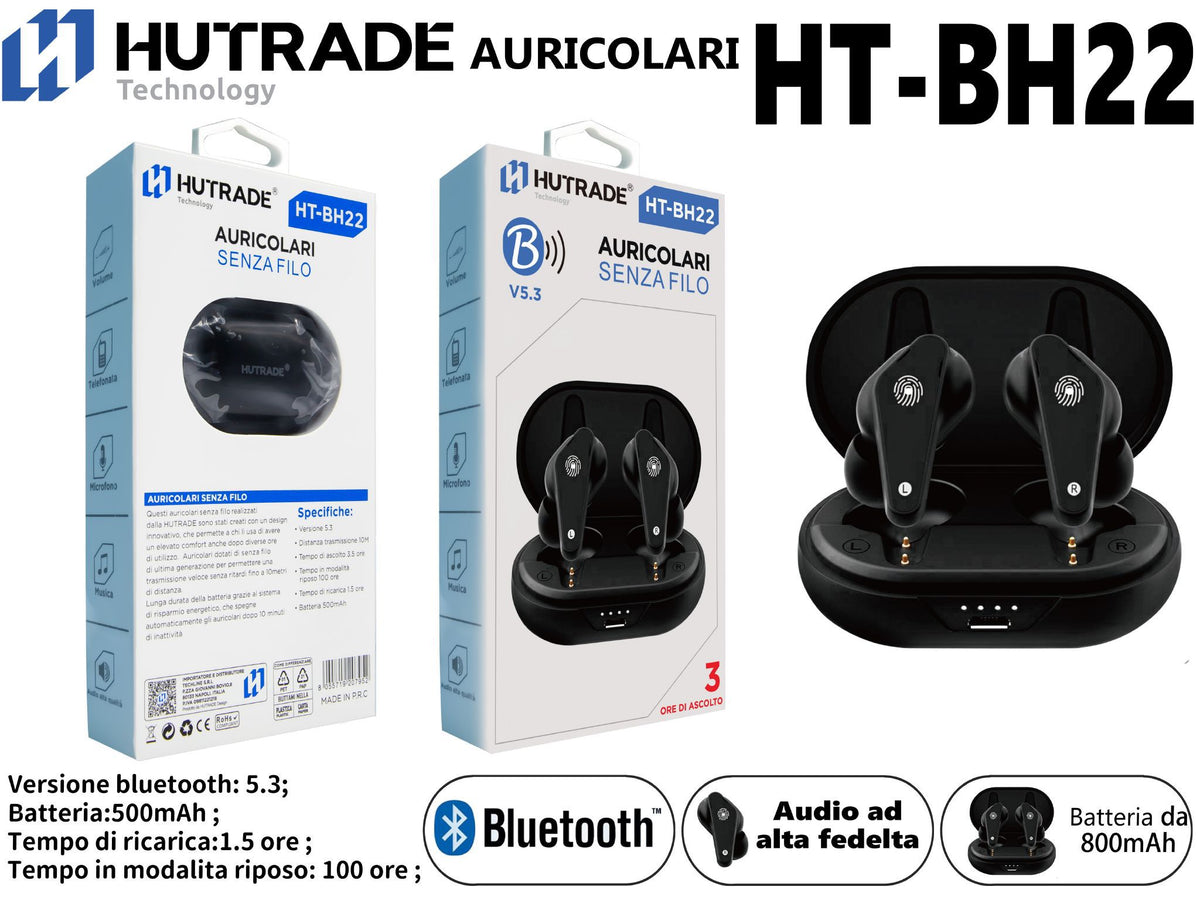 BH-22 AURICOLARI BLUETOOTH