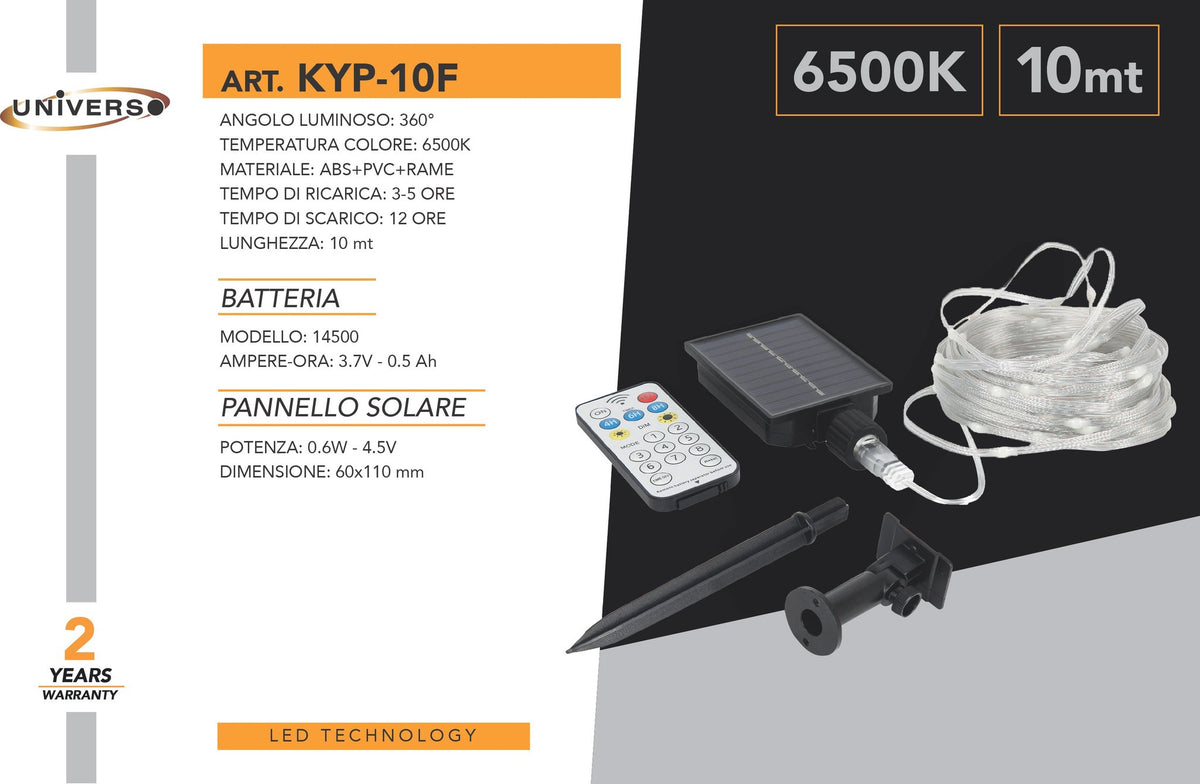 Striscia LED Solare Universo – KYP-10F