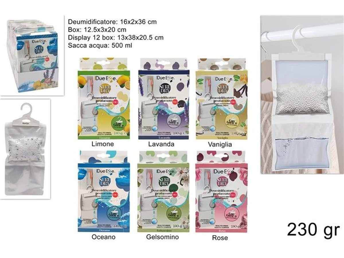 deumidificatore per armadi prof.6ass230 gr/500 ml in box e 0101