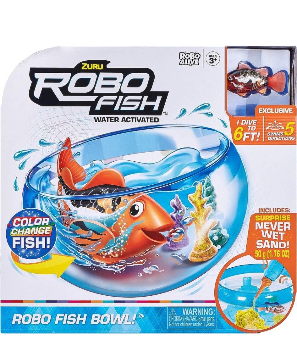 Set pesce giocattolo Robo Fish Bowl
