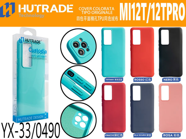 COVER COLORATA CON VELLUTO MI 12T/12T PRO – YX33 000757
