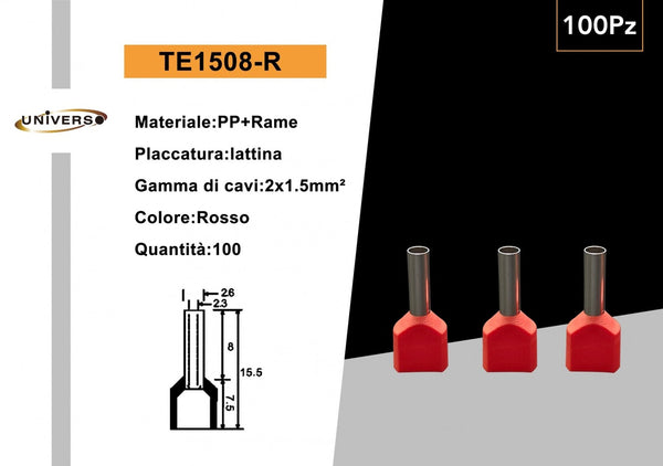 Terminali e capicorda – TE1508-R
