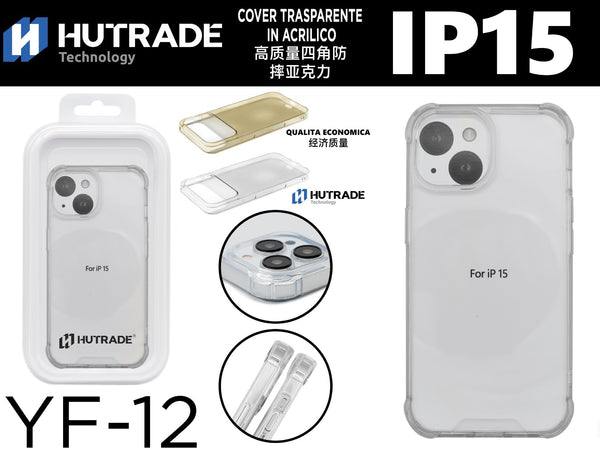 COVER TRASPARENTE BORDO ANTIURTO IP15 – YF12 680005