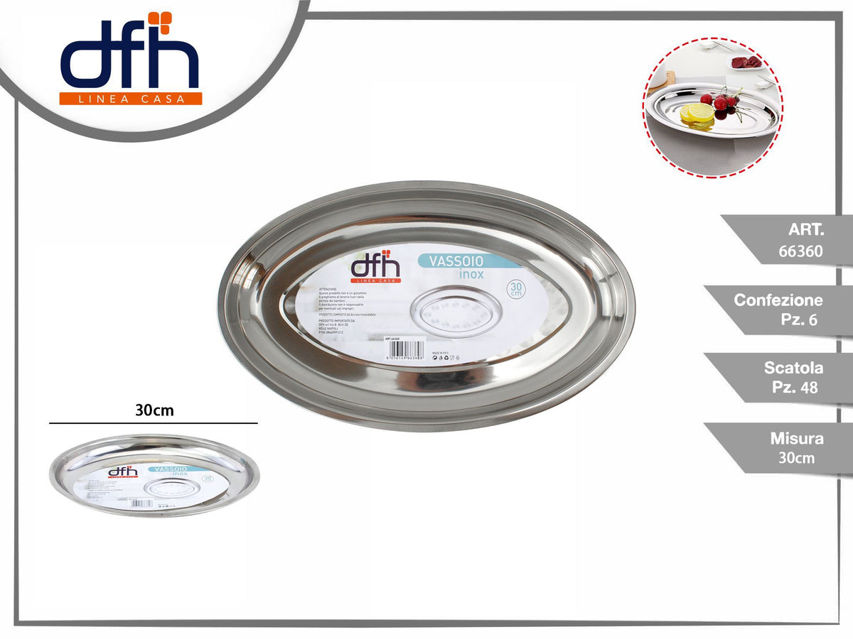Vassoio inox