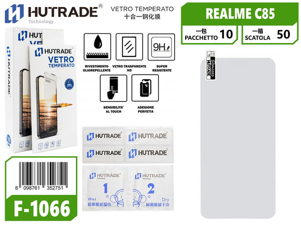 F-1066 PELLICOLA DI VETRO 10 IN 1 REALME C85
