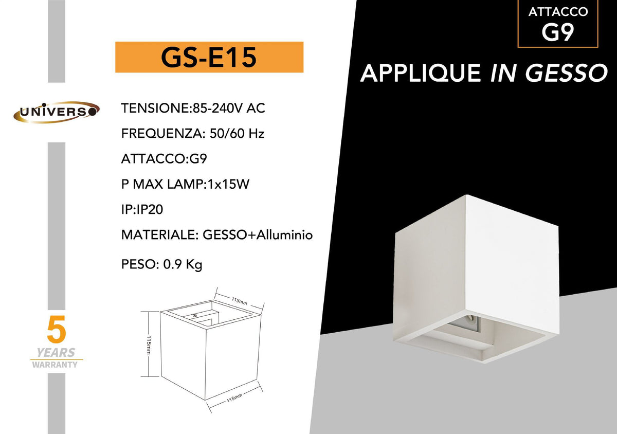 Applique In Gesso 1011 Universo – GS-E15