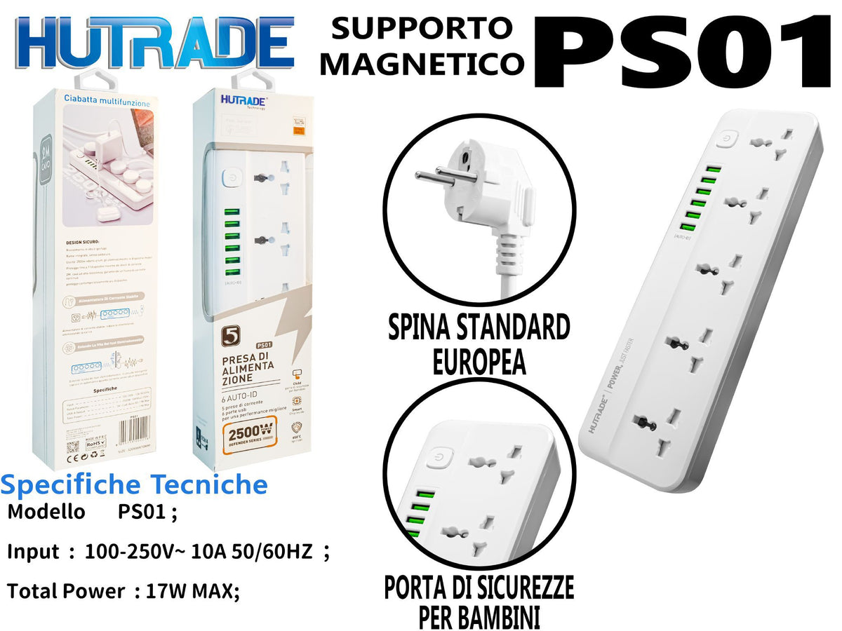 PS01 PRESA MULTIFUNZIONE
