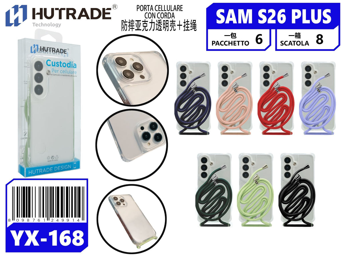 COVER TRASPARENTE CON CORDA SAM S26 PLUS – YX168 143562
