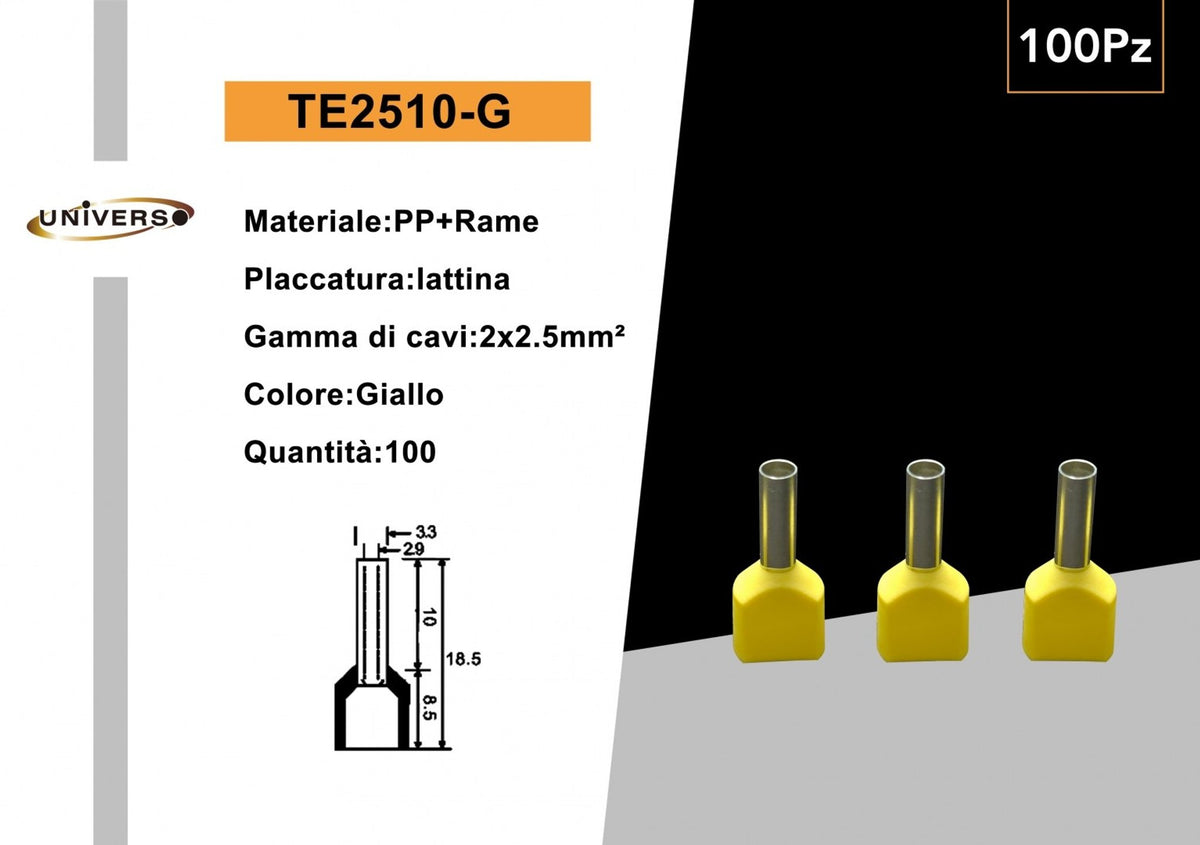 Terminali e capicorda – TE2510-G