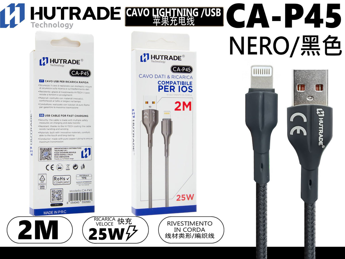 CA-P45 CAVO LIGHTNING 25W 2 METRI