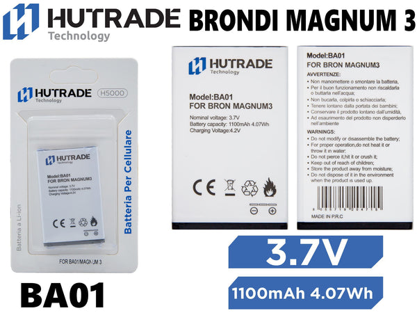 BATTERIA PER TELEFONO BRON MAGNUM 3 1100MAH – BA01
