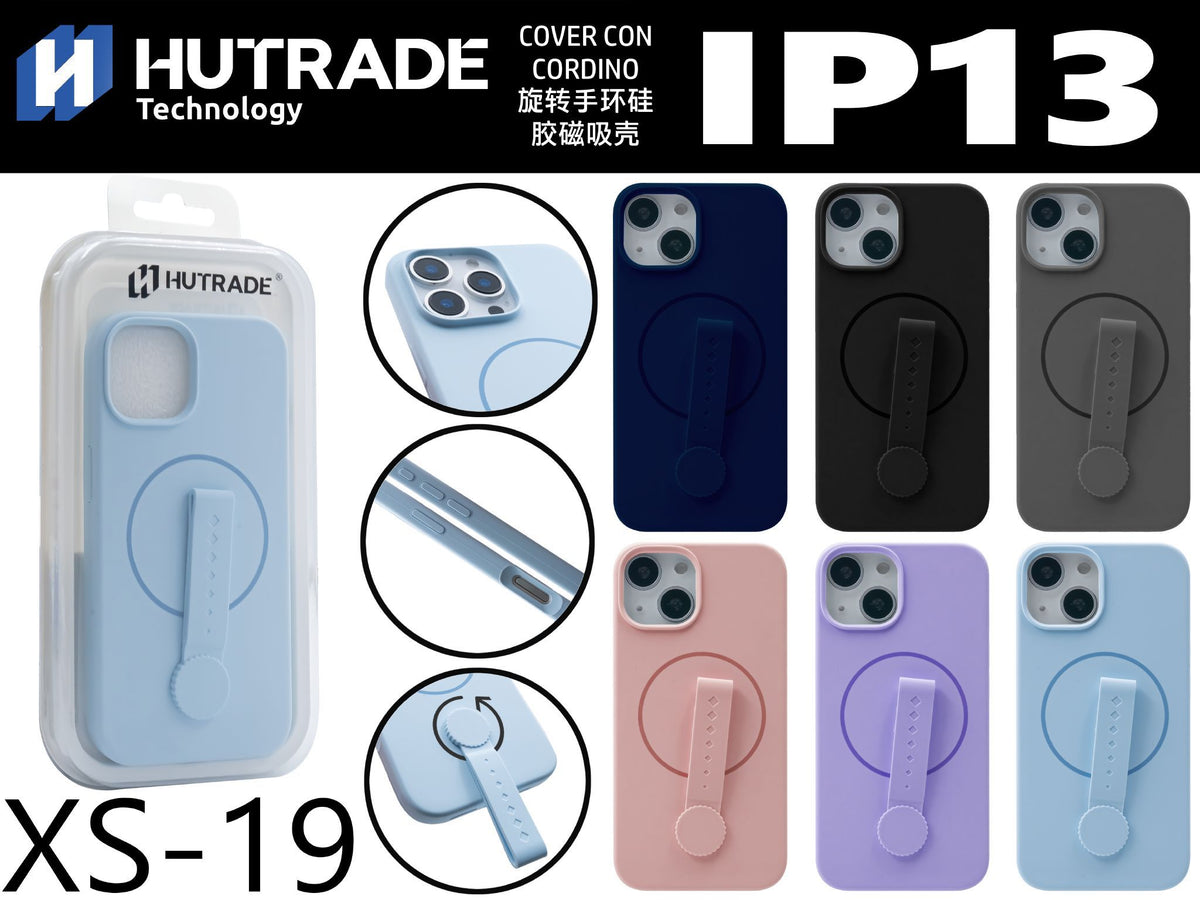 XS-19 COVER COLORATA CON LACCIOSTAND A MAGSAFE IP13