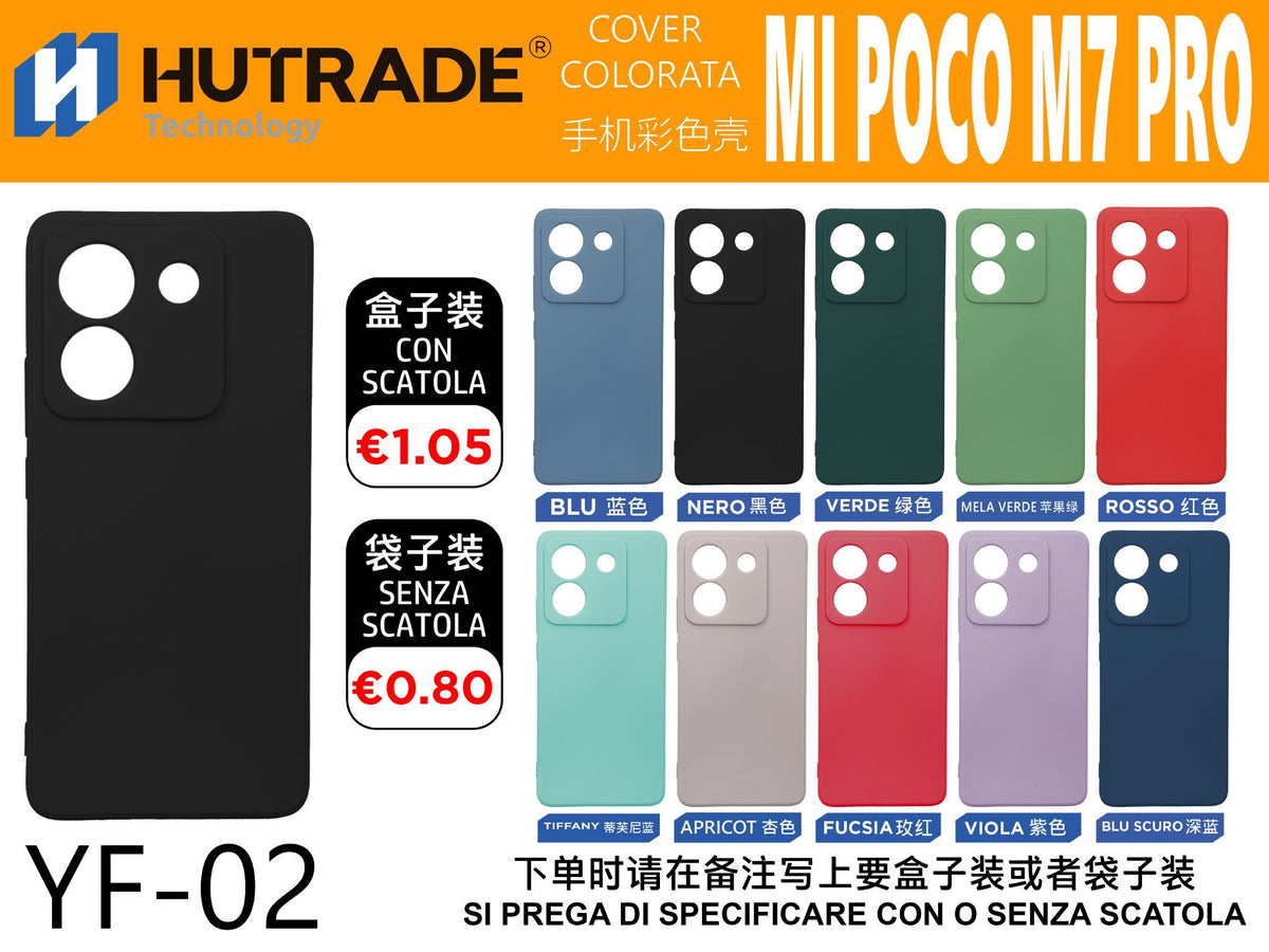 COVER COLORATA TPU POCO M7 PRO