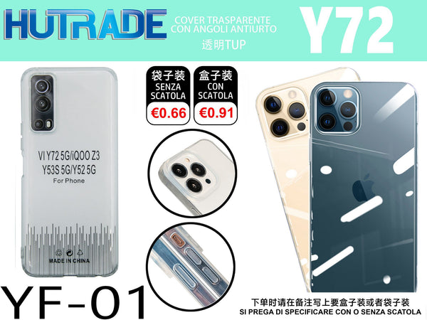 COVER TRASPARENTE VIVO Y72 5G – YF01 011700