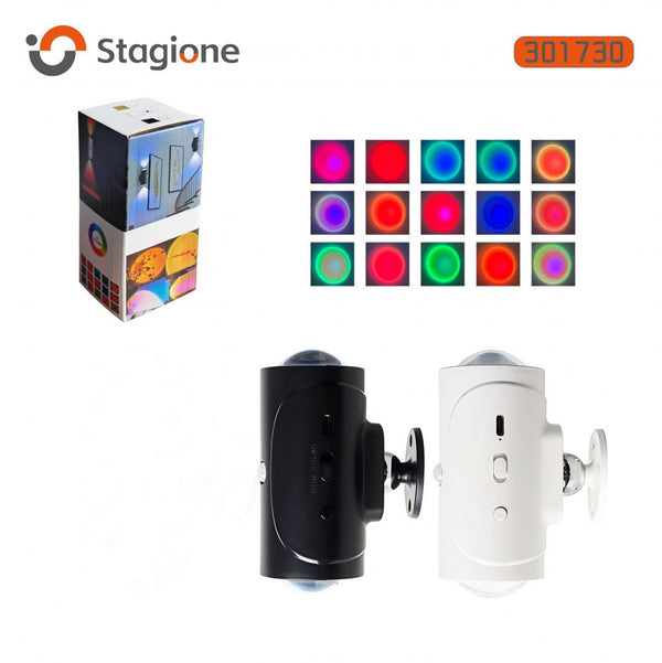 Lampada magnetica ricaricabile RGB da parete a doppia emissione