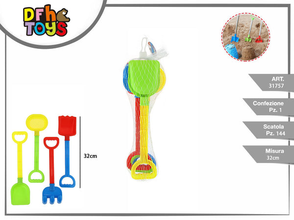 GIOCHI SPIAGGIA 4 pz