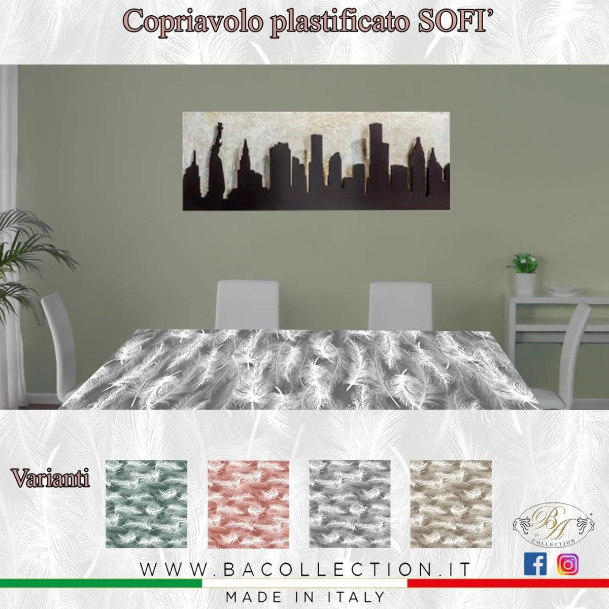 Tovaglia plastificata SOFI