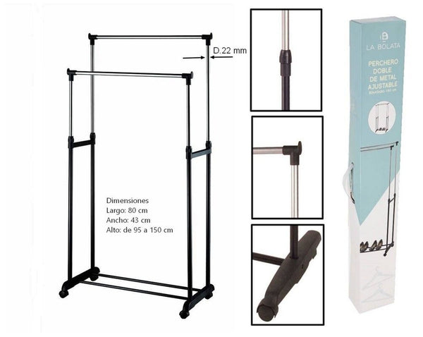 Appendiabiti 150 cm – art. 126005