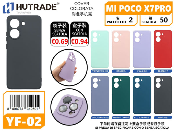 COVER COLORATA TPU MI POCO X7 PRO