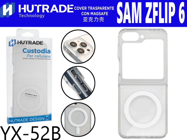 YX-52B COVER TRASPARENTE MAGSAFE Z FLIP 6 5G