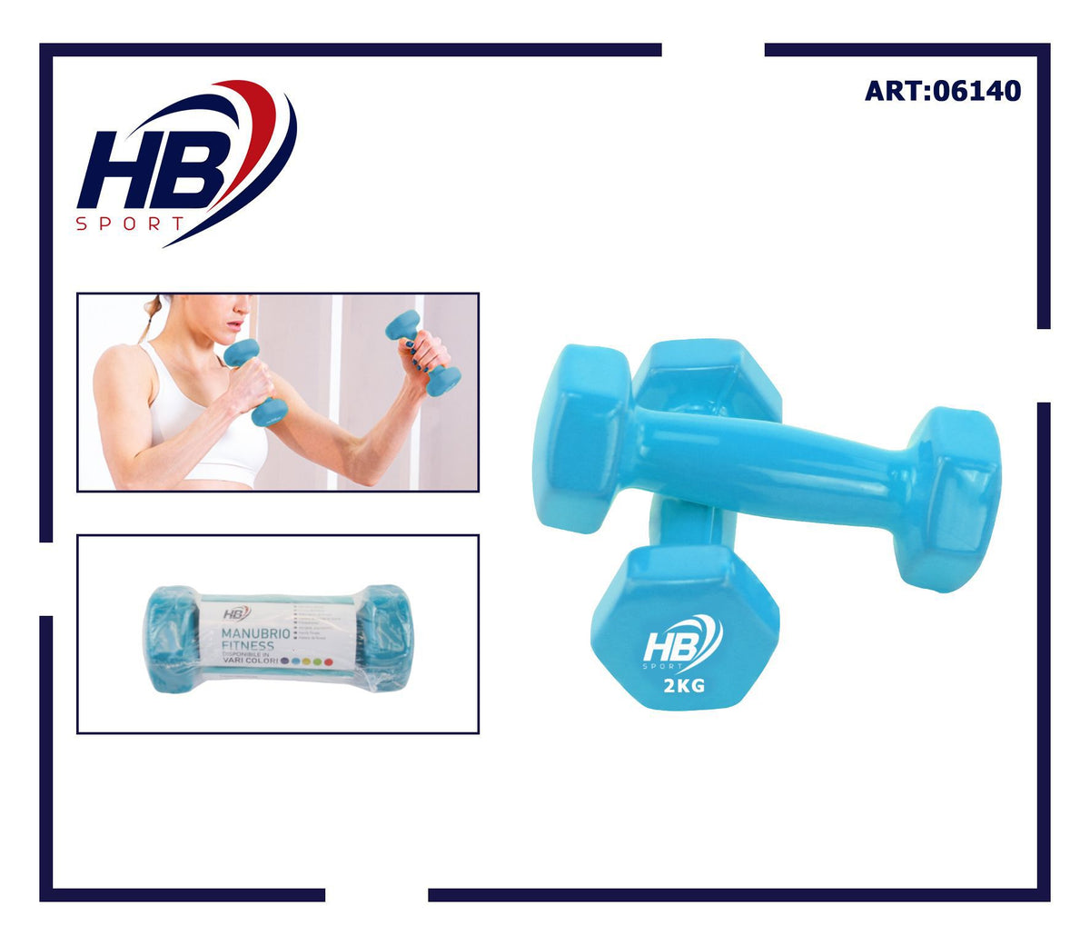 MANUBRIO FITNESS 2 kg