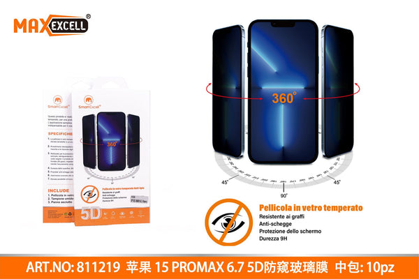 Protezioni schermo per Apple iPhone 15 Pro Max